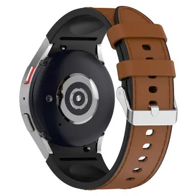 Silikonski pašček za uro Samsung Galaxy Watch Brown S