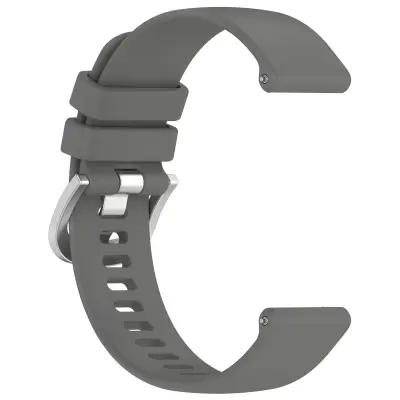 18 mm silikonski pas, Huawei Watch GT 4 41 mm, Garmin Venu 3S, LG Watch Gray