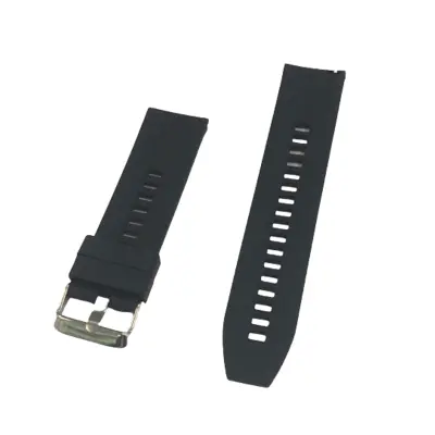 Zapestnica silikonska 22 mm Black  Huawei Watch GT2/GT3