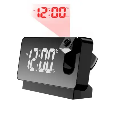 Večnamenska projekcijska budilka Black