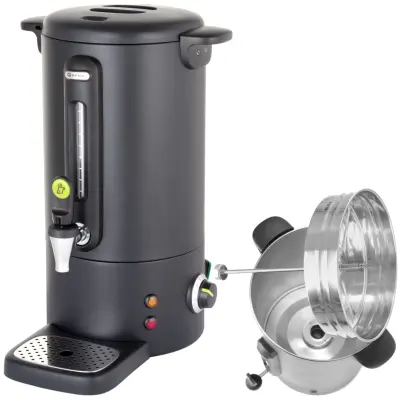 HENDI 211458 Concept Line 10 l grelec za kavo s pipo proti kapljanju, črn