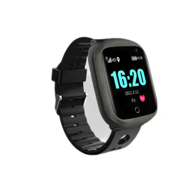 Pametna ura z merjenjem srčnega utripa in krvnega tlaka, GPS pozicioniranjem, IP67 Black