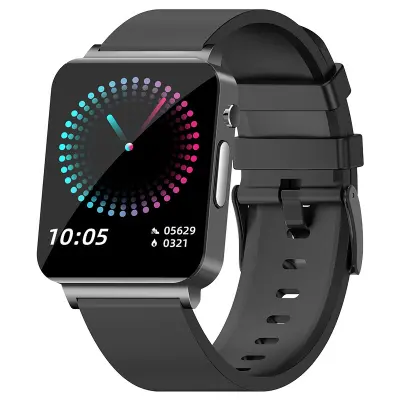 Pametna ura z EKG, pulzom, kisikom v krvi, monitorjem spanja Black