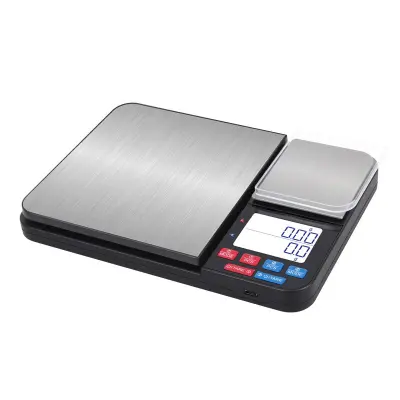 Digitalna kuhinjska tehtnica z dvojnimi tehtnicami 10 kg/1g in 500g/0,01g