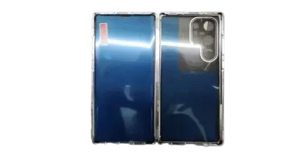 Magnetni ovitek za mobilni telefon z vgrajenim kaljenim steklom Black  Samsung S23 Ultra