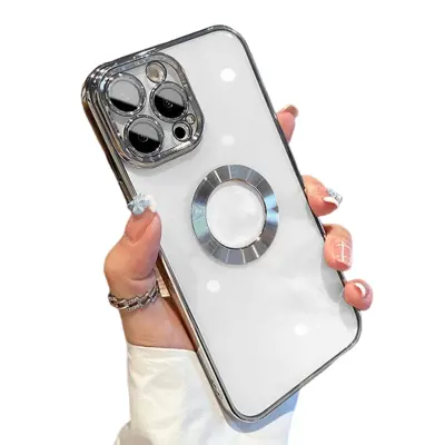 Ovitek za mobilni telefon z zaščito za kamero Silver  iPhone 14 Pro