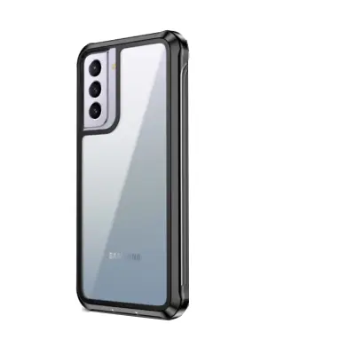 Ovitek za Samsung Galaxy S21 Ultra ekstra odporen na udarce črno/siv