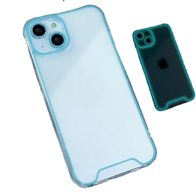 Svetleča torbica za mobilni telefon Blue  iPhone 14