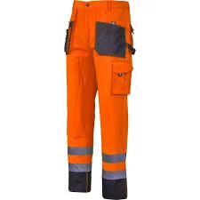 HLAČE VISOKO VIDNE - ČRNO-ORANŽNE "XL", CE, LAHTI