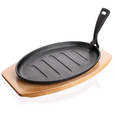 PLADEN, LITOŽELEZNA ŽAR PONEV Z BANKETNO GRADA DESKO