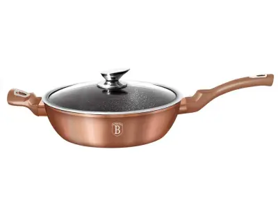 GRANITNA PONEV 28CM BERLINGER HAUS METALIC LINE ROSEGOLD BH-1518-N