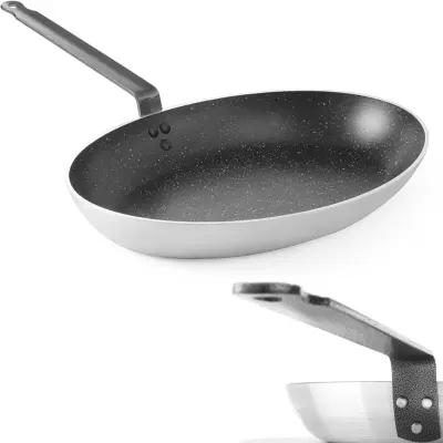 Ribja ponev z marmorirano oblogo, ovalna 280x400mm - Hendi 627716
