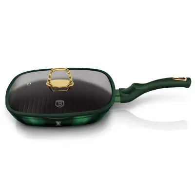 PONEV ZA ŽAR TITAN 28x28CM BERLINGER HAUS METALIC LINE EMERALD BH-6051