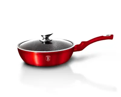 GRANITNA PONEV 24CM BERLINGER HAUS METALIC LINE RDEČA BH-1259-N