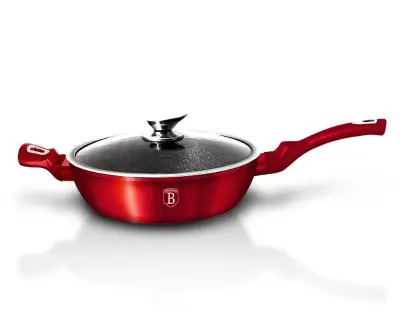 GRANITNA PONEV 32CM BERLINGER HAUS BURGUNDY METALIC LINE RDEČA BH-1261-N