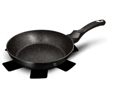 GRANITNA PONEV 24CM BERLINGER HAUS ČRNO SREBRNA BH-1844