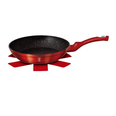 GRANITNA PONEV 24CM BERLINGER HAUS METALIC BURGUNDY LINE BH-1252-N
