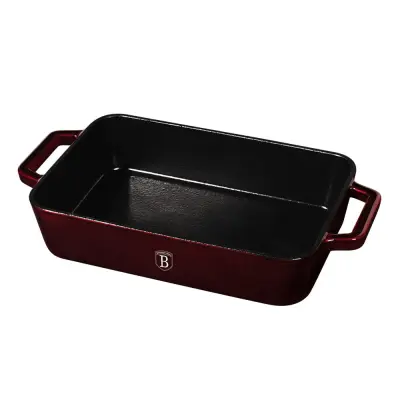 Emajlirana litoželezna pekač 37x21x7CM 3.0L BERLINGER HAUS STRONG MOLD BH-6500