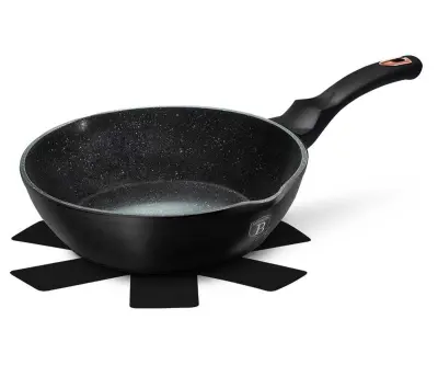 GLOBOKA GRANITNA PONEV 24cm BERLINGER HAUS ČRNA ROZA BH-6184