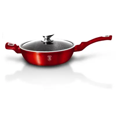 GRANITNA PONEV 28CM BERLINGER HAUS BURGUNDY METALIC LINE BH-1260-N