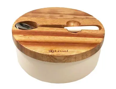 PORCELANSKA POSODA ZA SLADKORNICO Z ŽLICO KASSEL 93557