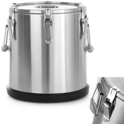 Termo posoda, jeklena termovka, za transport hrane, 15L - Hendi 710111