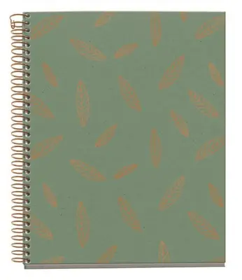 MIQUELRIUS Zvezek A5, karo, 120-listni, 70g LEAVES