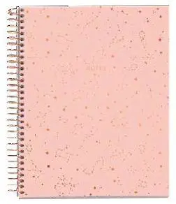 MiquelRius Zvezek A5 120 karo CONSTELLATION ROSE GREY