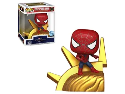 Funko pop! Deluxe Spider-Man Not Way Home: Friendge Neighbourhood Spider-Man Final Battle Series Build-A-Scene Vinil Figure