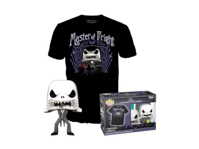 Funko pop! & TEE: Disney - Jack Skellington - Extra veliko - (XL) - Disney: Noč pred božičem - majica - oblačila z zbirljivo vinilno figuro - ideja za