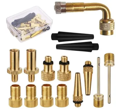 Adapter kolesarskega ventila za zračno črpalko / Set 15 delov