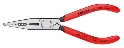 Knipex-Werk Klešče za napeljavo črne, 160 mm 13 01 160