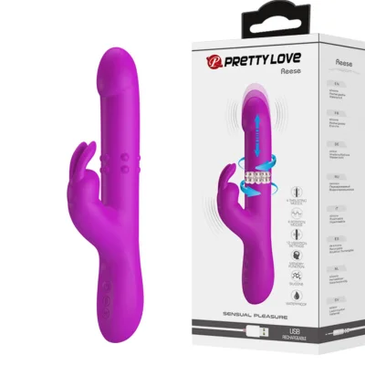 PRETTY LOVE - REESE VRTLJIV VIBRATOR VIJOLIČEN