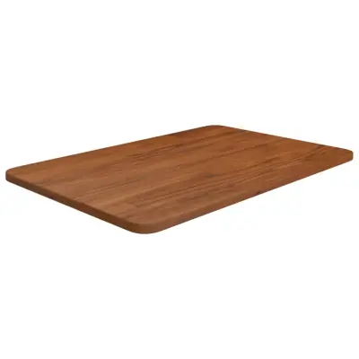 vidaXL Kopalniški pult temno rjav 60x40x1,5 cm obdelan trden les
