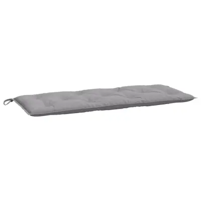vidaXL Blazina za vrtno klop siva 120x50x7 cm oxford tkanina