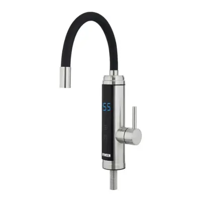 Električna grelna pipa NOVEEN IWH955, 3600W, IPX4, inox, črna