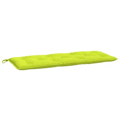 vidaXL Blazina za vrtno klop svetlo zelena 120x50x7 cm oxford tkanina