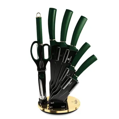 GARNITURA NOŽEV BERLINGER HAUS BH-2563 EMERALD V STOJALU