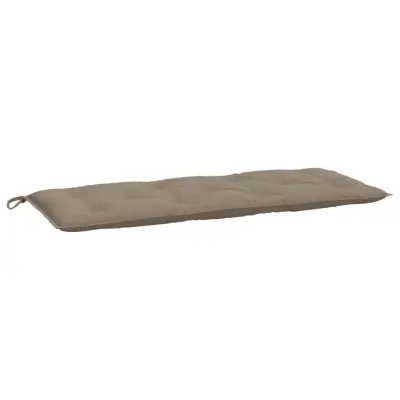 vidaXL Blazina za vrtno klop taupe 120x50x7 cm oxford tkanina