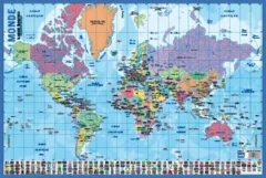 FRANCOSKI IZOBRAŽEVALNI LIST CARTE DU MONDE