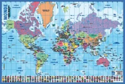 FRANCOSKI IZOBRAŽEVALNI LIST CARTE DU MONDE