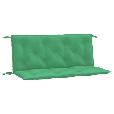 vidaXL Blazina za vrtno klop 2 kosa zelena 120x50x7cm oxford tkanina