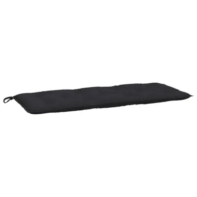 vidaXL Blazina za vrtno klop črna 120x50x7 cm oxford tkanina