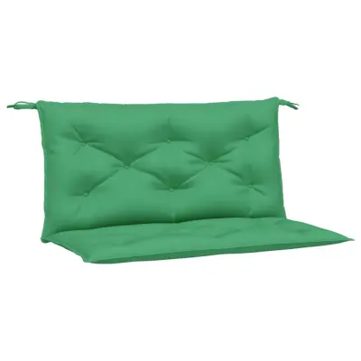 vidaXL Blazina za vrtno klop 2 kosa zelena 100x50x7cm oxford tkanina