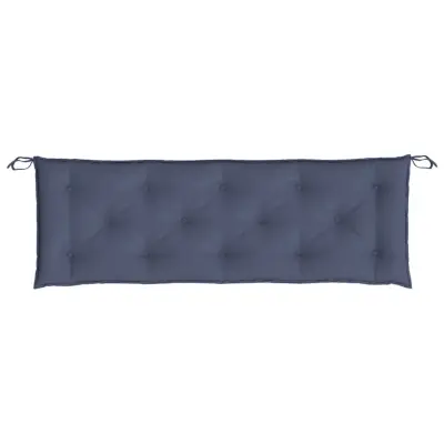 vidaXL Blazina za vrtno klop mornarsko modra 150x50x7cm oxford tkanina