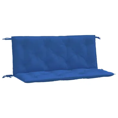 vidaXL Blazina za vrtno klop 2 kosa modra 120x50x7cm oxford tkanina