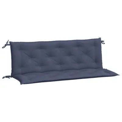 vidaXL Blazina za vrtno klop 2 kosa modra 150x50x7 cm oxford tkanina
