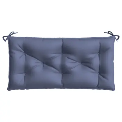 vidaXL Blazina za vrtno klop mornarsko modra 110x50x7cm oxford tkanina