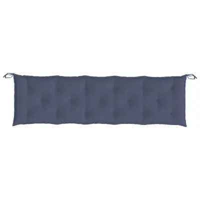 vidaXL Blazina za vrtno klop mornarsko modra 180x50x7cm oxford tkanina