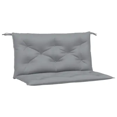 vidaXL Blazina za vrtno klop 2 kosa siva 100x50x7cm oxford tkanina
